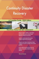 Continuity Disaster Recovery A Complete Guide - 2020 Edition 0655926798 Book Cover