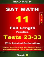 2018 New SAT Math Tests 23-33 Book C 1977824935 Book Cover