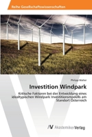 Investition Windpark 3639458559 Book Cover