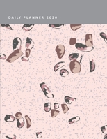 Daily Planner 2020: ONE DAY PER PAGE / Everyday Time Schedule Planning - Trackers, Task Lists, Goals and Gratitude Section (included Yearly and MONTHLY CALENDARS) - Cover of Pink Terrazzo Style Patter 170986818X Book Cover