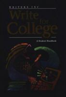 Write for College: A Students Handbook 0669444022 Book Cover