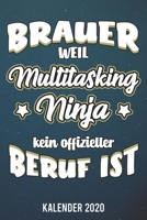 Kalender 2020: Brauer A5 Kalender Planer für ein erfolgreiches Jahr - 110 Seiten (German Edition) 1672314232 Book Cover