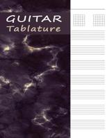 Guitar Tab Manuscript Book: Tablature Paper for Guitar Music & Songs - Purple Marble 1077402155 Book Cover