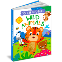 Touch and Feel - Wild Animals (Board Book) 9376893735 Book Cover