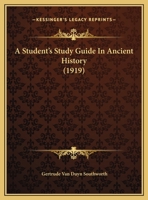 A Student's Study Guide In Ancient History 1165260344 Book Cover