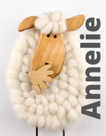 Annelie: Checkered Notebook with Name for Girls and Women, XL 8.5x 11, 120 Pages, Paperback. 165473103X Book Cover