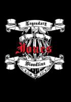 Jones Legendary Bloodline: Notebook 1797840061 Book Cover