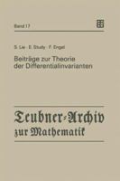 Beiträge zur Theorie der Differentialinvarianten 3815420350 Book Cover