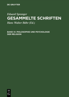 Philosophie Und Psychologie Der Religion 3484700866 Book Cover