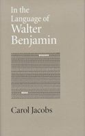 In the Language of Walter Benjamin 0801866693 Book Cover