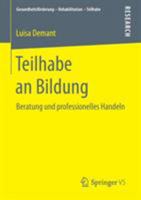 Teilhabe an Bildung: Beratung Und Professionelles Handeln 3658177632 Book Cover