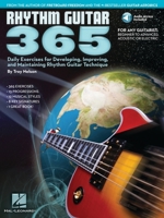 Rhythm Guitar 365: Daily Exercises for Developing, Improving and Maintaining Rhythm Guitar Technique 1476821178 Book Cover