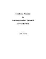 Astrophysics in a Nutshell Solutions Manual 2e 0691172293 Book Cover