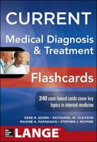 Current Medical Diagnosis and Treatment Flashcards 0071800387 Book Cover