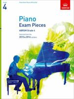 Piano Exam Pieces 2015 & 2016, Grade 4: Selected from the 2015 & 2016 syllabus (ABRSM Exam Pieces) 1848496443 Book Cover