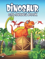 Dinosaur Coloring Book: Great Gift For Kids Boys & Girls 1675571996 Book Cover