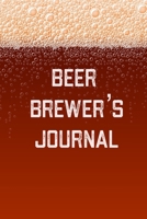 Beer Brewer's Journal: Home Beer Brewing Recipe and Logbook 1698521650 Book Cover