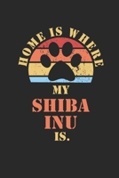 Shiba Inu: Notebook - Daily Diary - Cute Dogs Quote - 6 X 9 Inch A5 Squared - Funny Pets Doodle Book Dog Owner - 120 Graph Grid Ruled Pages - Gridded Paper For Writing, Notes, Doodling and Tracking -  1674189427 Book Cover