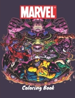 Marvel Coloring Book: The latest high quality images of MARVEL for adults and kids B08JF5MBC8 Book Cover