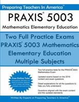 Praxis 5003 Mathematics Elementary Education: Praxis II - Elementary Education Multiple Subjects Exam 5001 1533607249 Book Cover