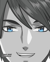 Manga Anime Sketch Book [8x10][140pages]: Artist Sketchbook for Sketching, Drawing and Creative Doodling with manga anime cover, boy with light blue eyes 1675104476 Book Cover