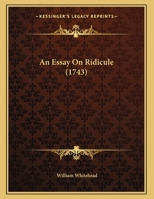 An Essay On Ridicule 1165877244 Book Cover