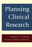 Planning Clinical Research 0521549957 Book Cover