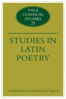 Studies in Latin Poetry 0521124581 Book Cover