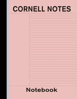 Cornell Notes Notebook: Note Taking Paper - Red 1727288599 Book Cover