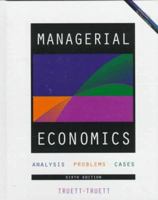 Managerial Economics: Analysis, Problems, Cases 0324019076 Book Cover