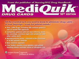 MediQuik Drug Cards 1582553777 Book Cover