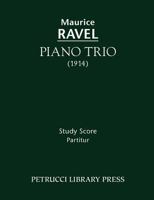 Piano Trio - Study Score 1608740587 Book Cover