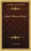 Quiet Talks on Power 1163219797 Book Cover