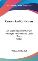 Cruces and Criticisms 1012804461 Book Cover