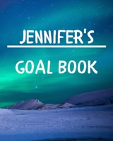Jennifer's Goal Book: New Year Planner Goal Journal Gift for Jennifer / Notebook / Diary / Unique Greeting Card Alternative 1677053143 Book Cover