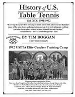 History of U. S. Table Tennis Volume 19 1542764637 Book Cover