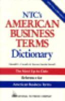 Ntc's American Business Terms Dictionary 0844207306 Book Cover
