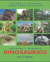 COLOREA Y APRENDE. Libro de colorear. Aprender coloreando.: DINOSAURIOS B08CWM7JZ9 Book Cover