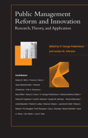 Public Management Reform and Innovation: Research, Theory, and Application 0817309713 Book Cover