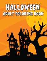 Halloween Adult Coloring Book B0CNZZD5D1 Book Cover