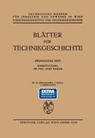 Blatter Fur Technikgeschichte 3211804692 Book Cover