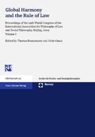 Global Harmony and the Rule of Law: Proceedings of the 24th World Congress of the International Association for Philosophy of Law and Social Philosoph 3832974296 Book Cover