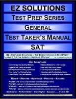 EZ Solutions - Test Prep Series - General - Test Taker's Manual - SAT 1605621706 Book Cover