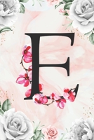 E: Cute Initial Monogram Letter E Productivity Planner and Daily Journal For Mindfulness and Productivity A 100 Day Daily To Do List Journal with Marble Pattern with White Flower Framed Print 1661472710 Book Cover