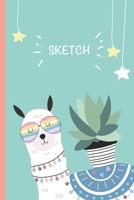Sketch: A Magical Unicorn Sketch Book for fans of Cupcakes, Doodles, Llamas, Caticorns and Rainbows A Fun Art book for Elementary, Middle School and High School Girls 1676543767 Book Cover