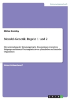 Mendel-Genetik. Regeln 1 Und 2 3656942161 Book Cover