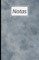 Notas: Cuaderno  120 paginas  tamaño 13,97 cm x 21,59 cm  color gris (Spanish Edition) 1659777909 Book Cover
