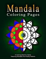 MANDALA COLORING PAGES - Vol.5: adult coloring pages 1530093589 Book Cover