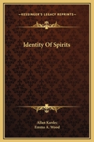 Identity Of Spirits 1425326862 Book Cover