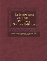 La Literatura En 1881 1145373194 Book Cover